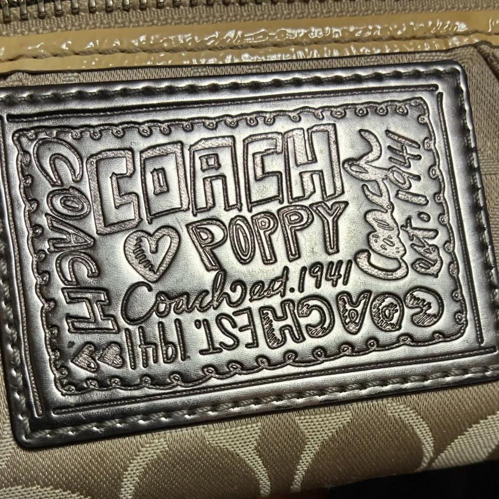 Coach Poppy Yellow Signature Wristlet Wallet - Picture 12 of 12